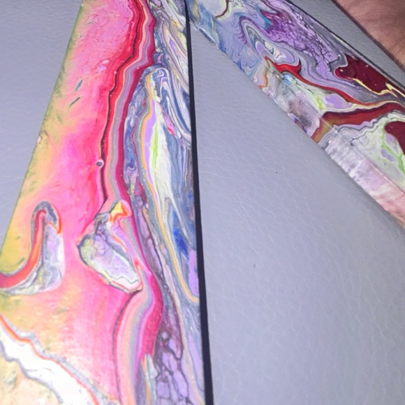 Paint Pour Custom Letters - one of a kind every time - Picture 10 of 16